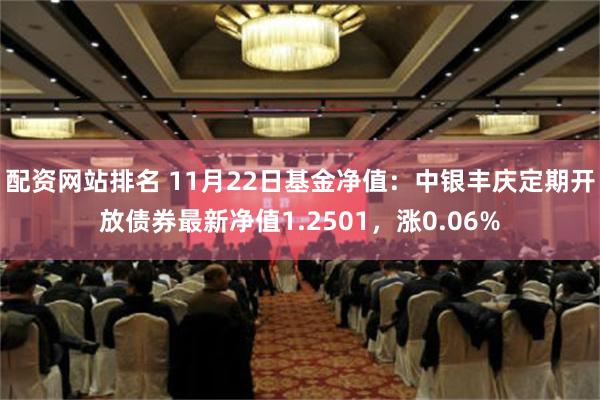 配资网站排名 11月22日基金净值：中银丰庆定期开放债券最新净值1.2501，涨0.06%